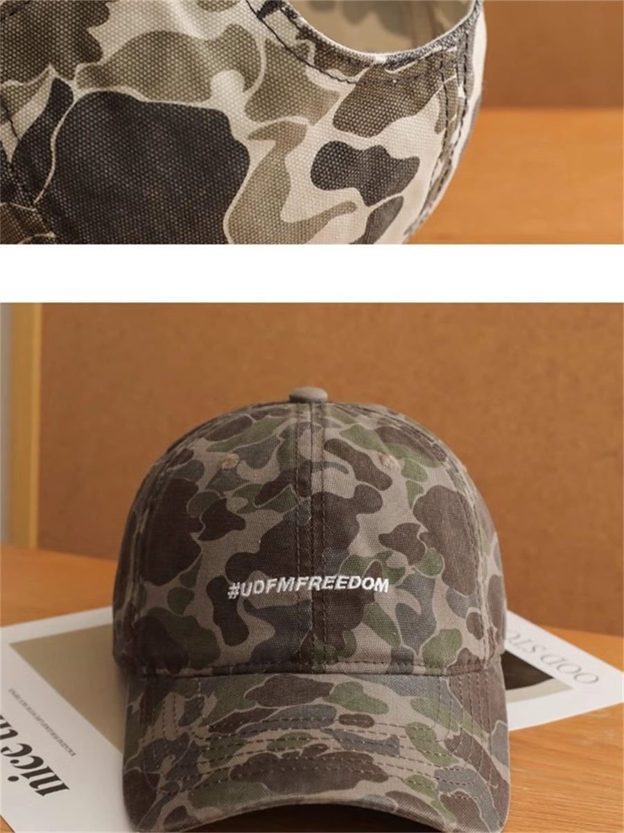 Liber Summer ACC Printed Camouflage American Retro Hat
