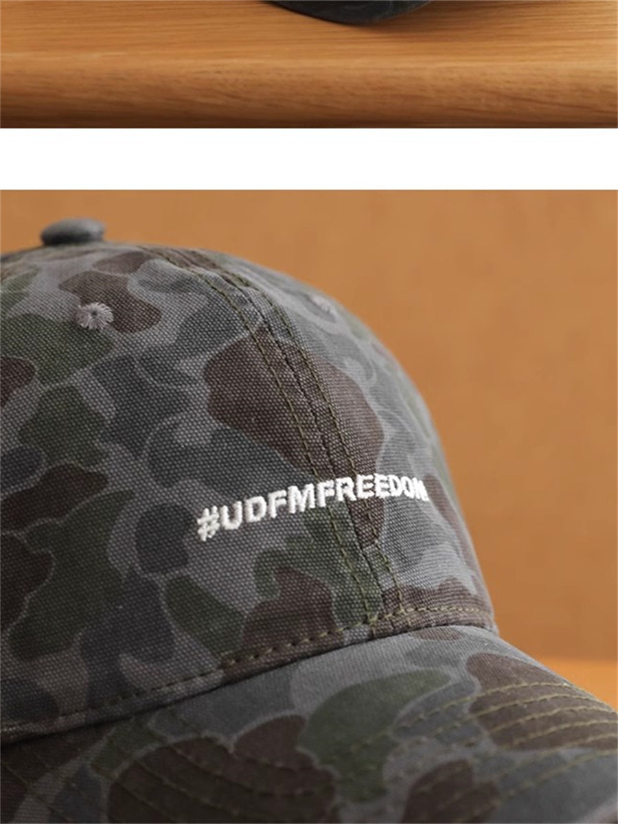 Liber Summer ACC Printed Camouflage American Retro Hat