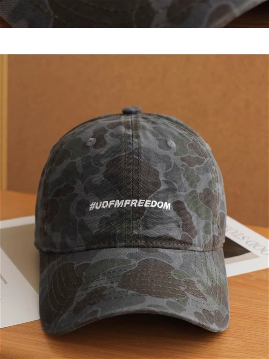 Liber Summer ACC Printed Camouflage American Retro Hat
