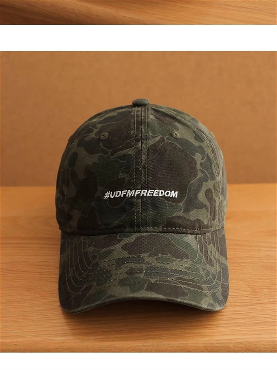 Liber Summer ACC Printed Camouflage American Retro Hat
