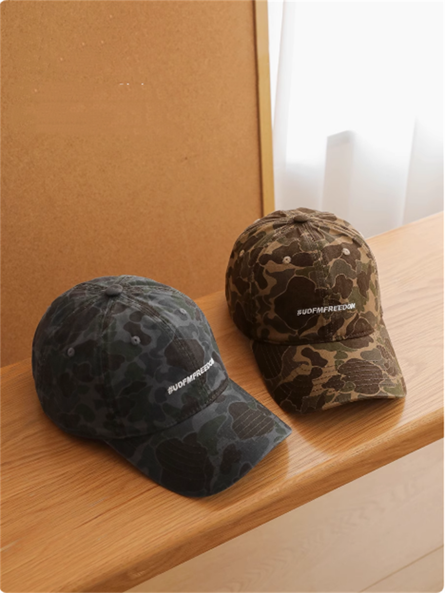 Liber Summer ACC Printed Camouflage American Retro Hat