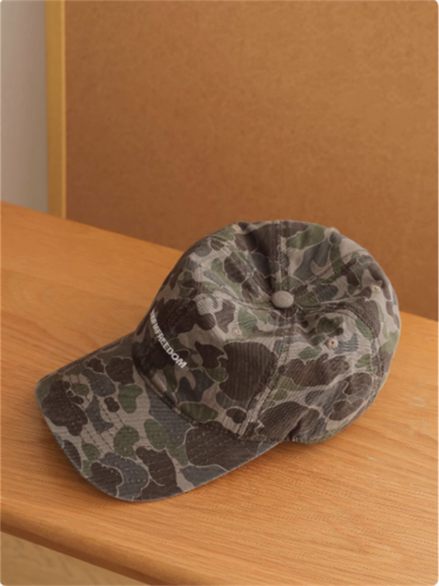 Liber Summer ACC Printed Camouflage American Retro Hat