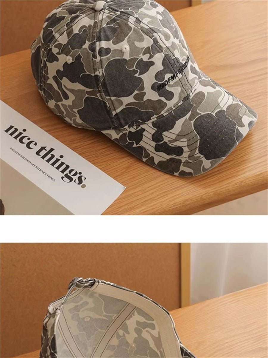 Liber Summer ACC Printed Camouflage American Retro Hat