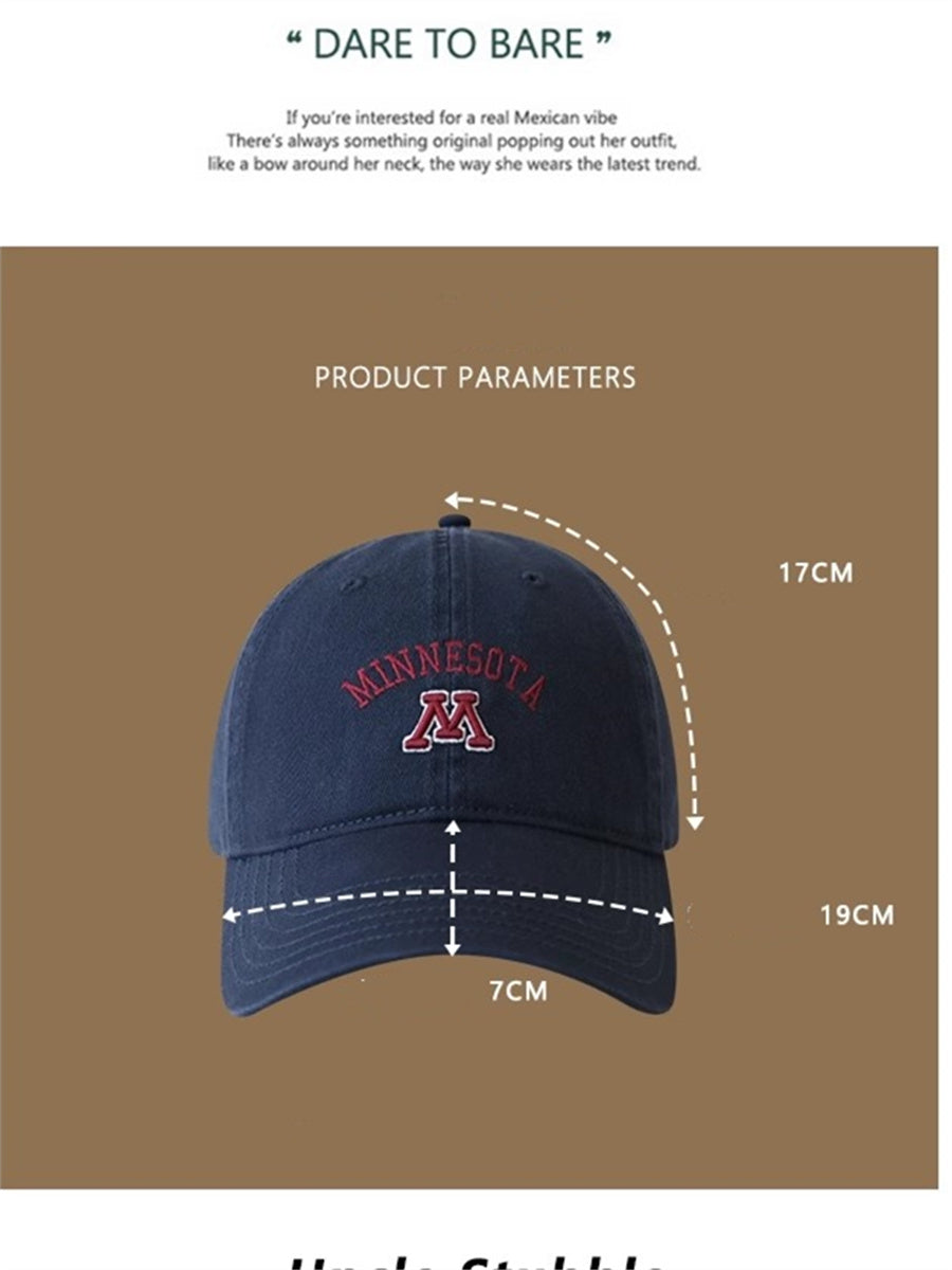 Liber Summer ACC American Retro Embroidered Hat