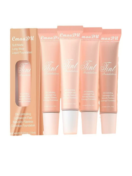CmaaDU 4-color liquid foundation concealer liquid repair long-lasting concealer European and American
