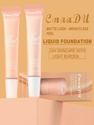 CmaaDU 4-color liquid foundation concealer liquid repair long-lasting concealer European and American