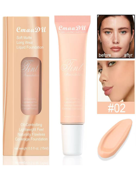 CmaaDU 4-color liquid foundation concealer liquid repair long-lasting concealer European and American