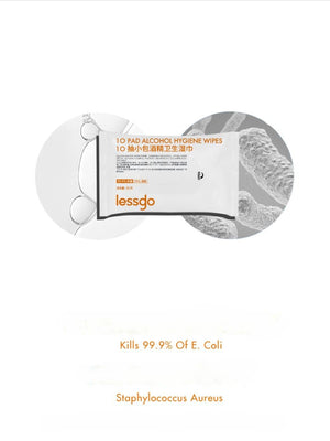 Lessgo/Leshiduo 10-sheet alcohol sanitary wipes