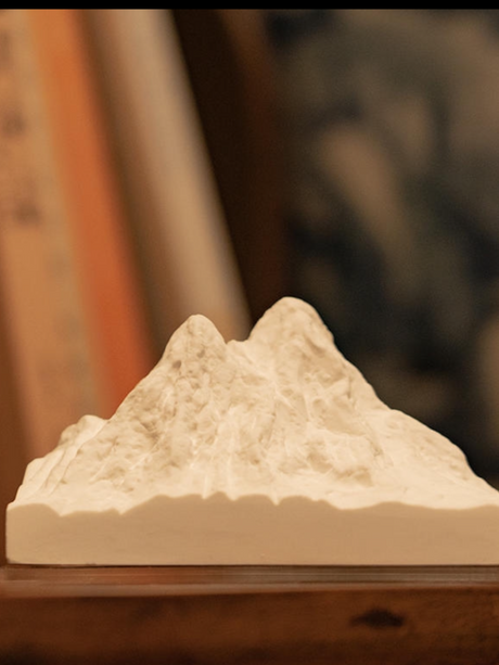Alps mountain decoration