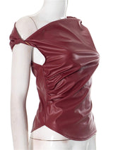 Liber Summer Women's Asymmetric Tank Tops