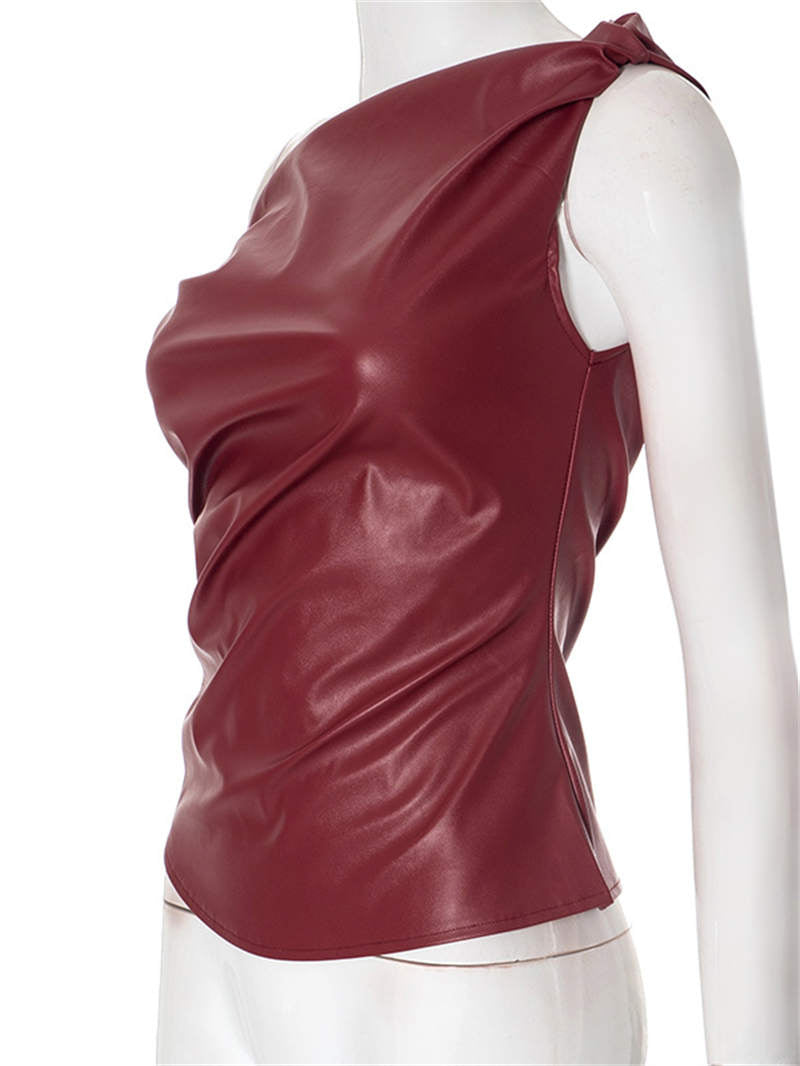 Liber Summer Women's Asymmetric Tank Tops