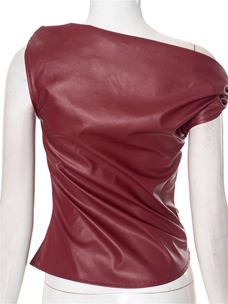 Liber Summer Women's Asymmetric Tank Tops