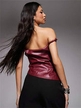 Liber Summer Women's Asymmetric Tank Tops
