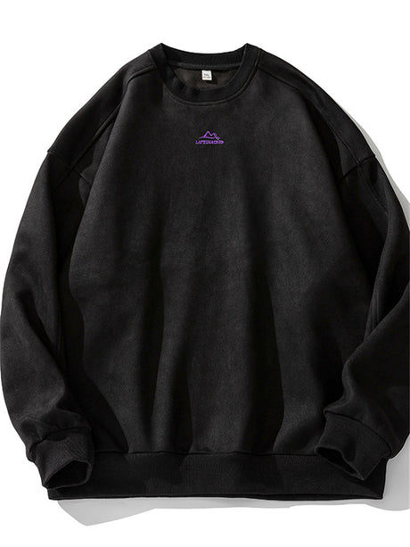 Liber Spring Men's Embroidered Couple Sweatshirt