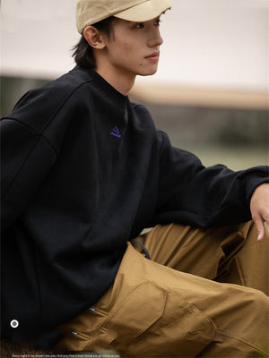 Liber Spring Men's Embroidered Couple Sweatshirt