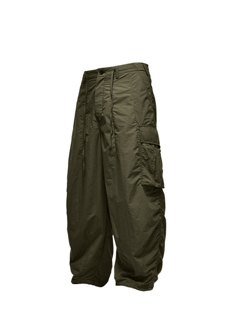 Liber Spring Men's Solid Pocket Fine Check Cargo Trouser