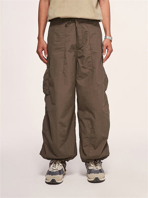 Liber Spring Men's Solid Pocket Fine Check Cargo Trouser