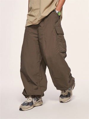Liber Spring Men's Solid Pocket Fine Check Cargo Trouser