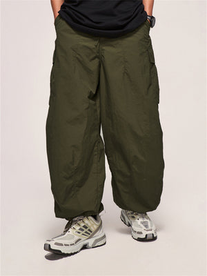 Liber Spring Men's Solid Pocket Fine Check Cargo Trouser