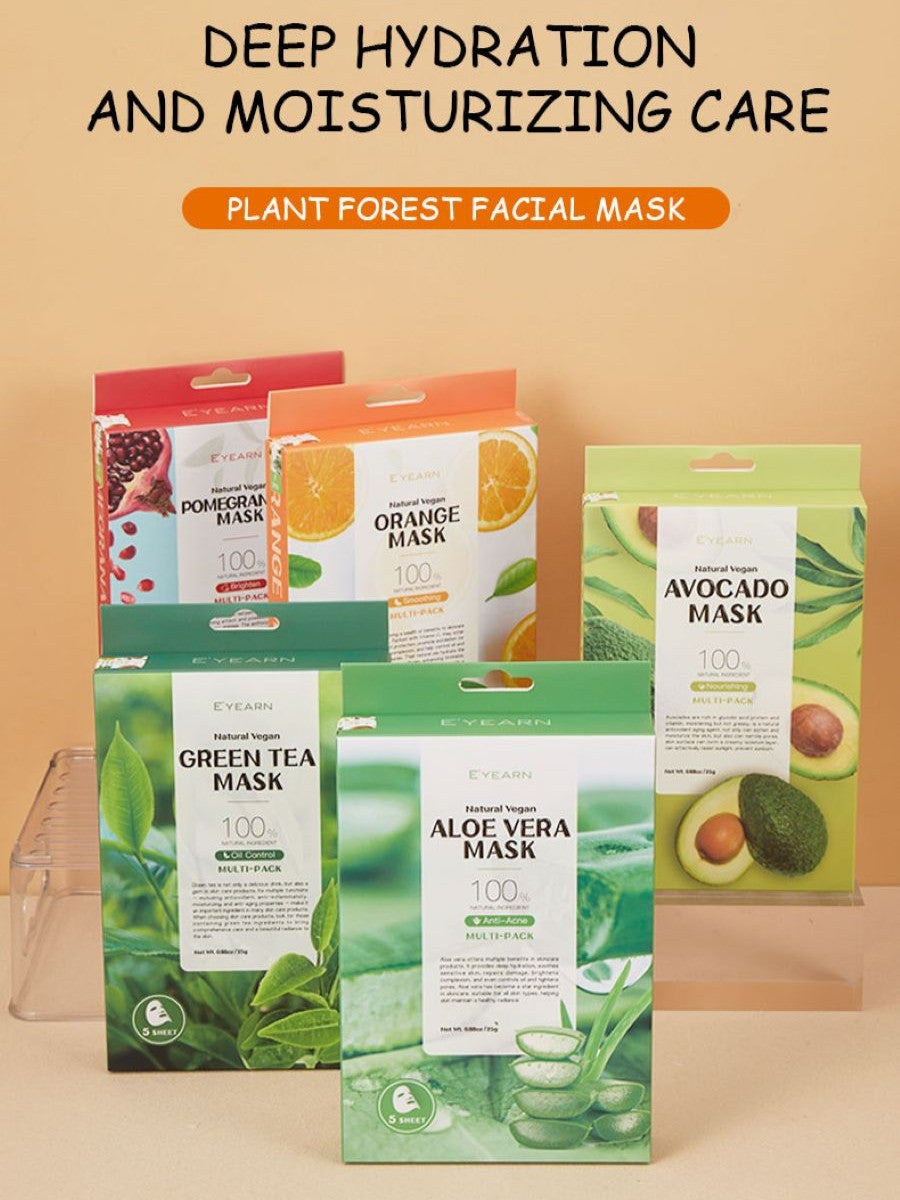 Yiyang Forest Mask Series-Avocado 25ml*5 pieces