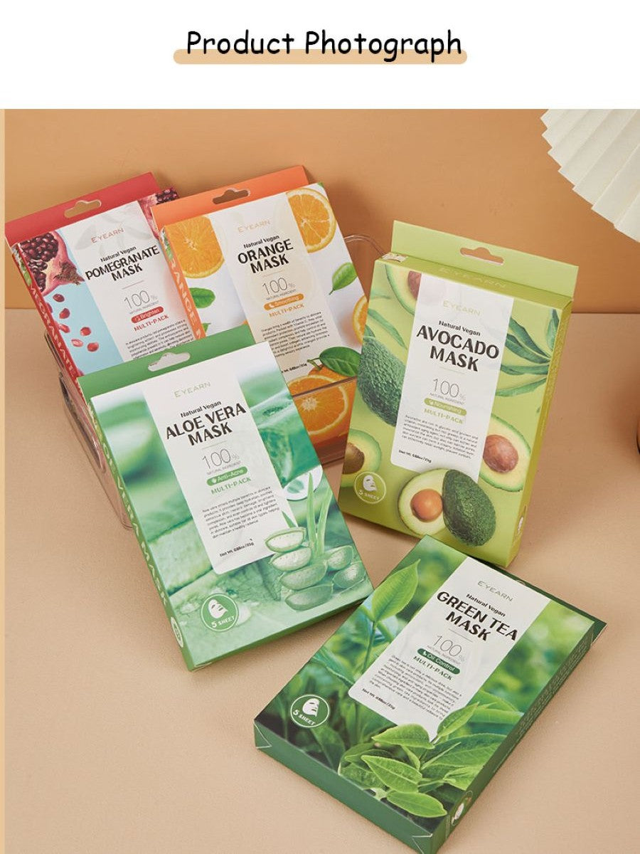 Yiyang Forest Mask Series-Avocado 25ml*5 pieces