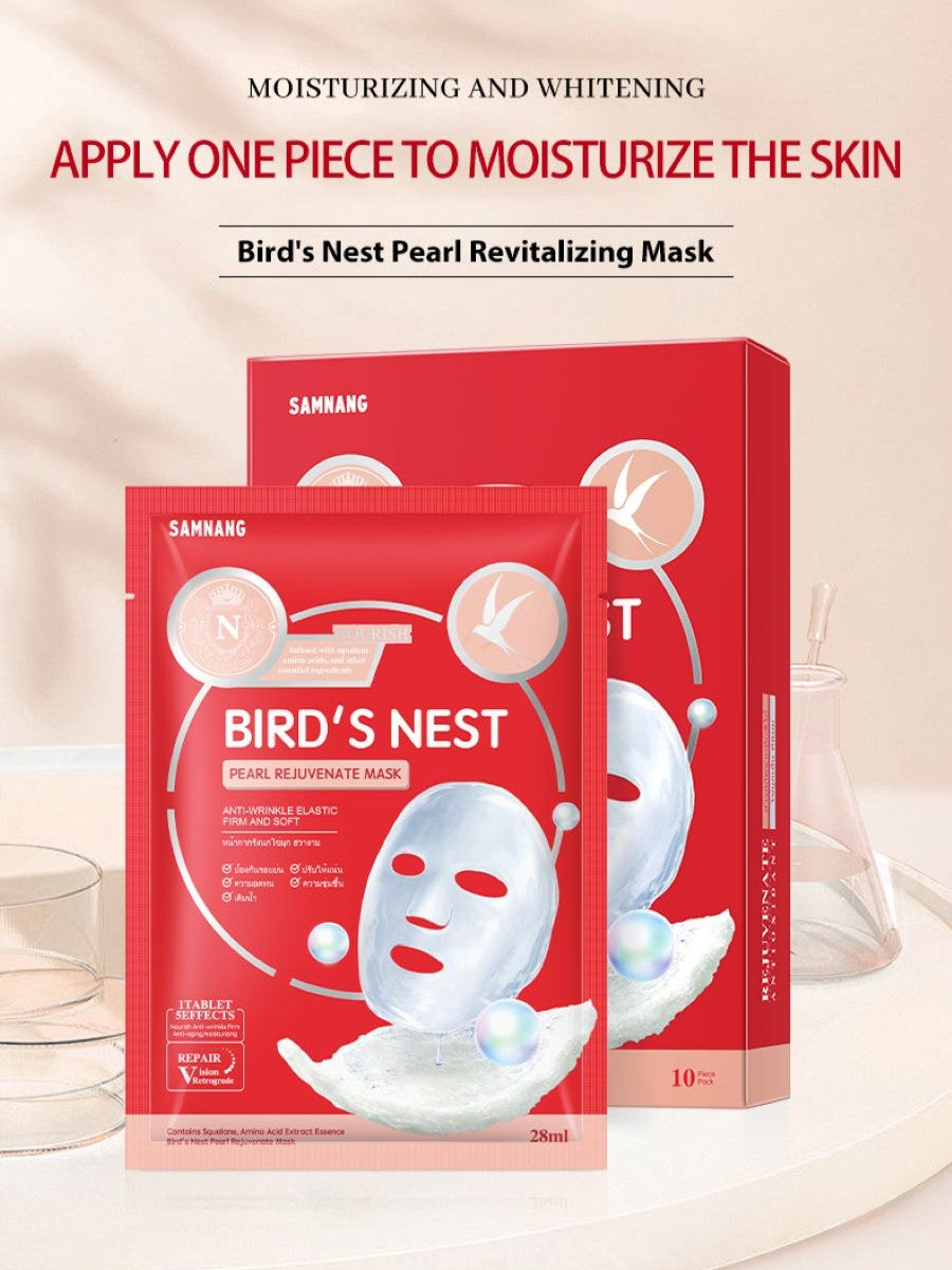 Zhibei Bird's Nest Pearl Rejuvenating Mask 28ml*10 pieces
