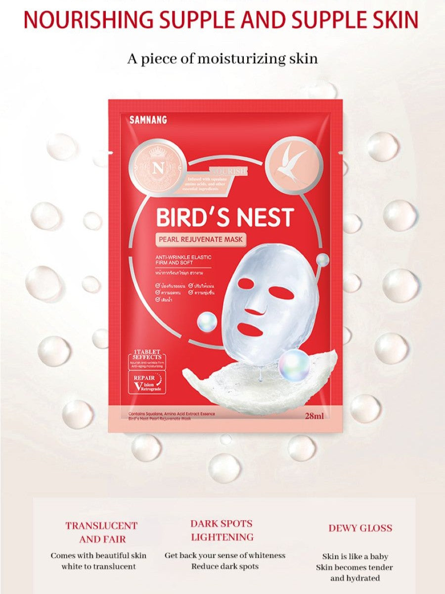 Zhibei Bird's Nest Pearl Rejuvenating Mask 28ml*10 pieces