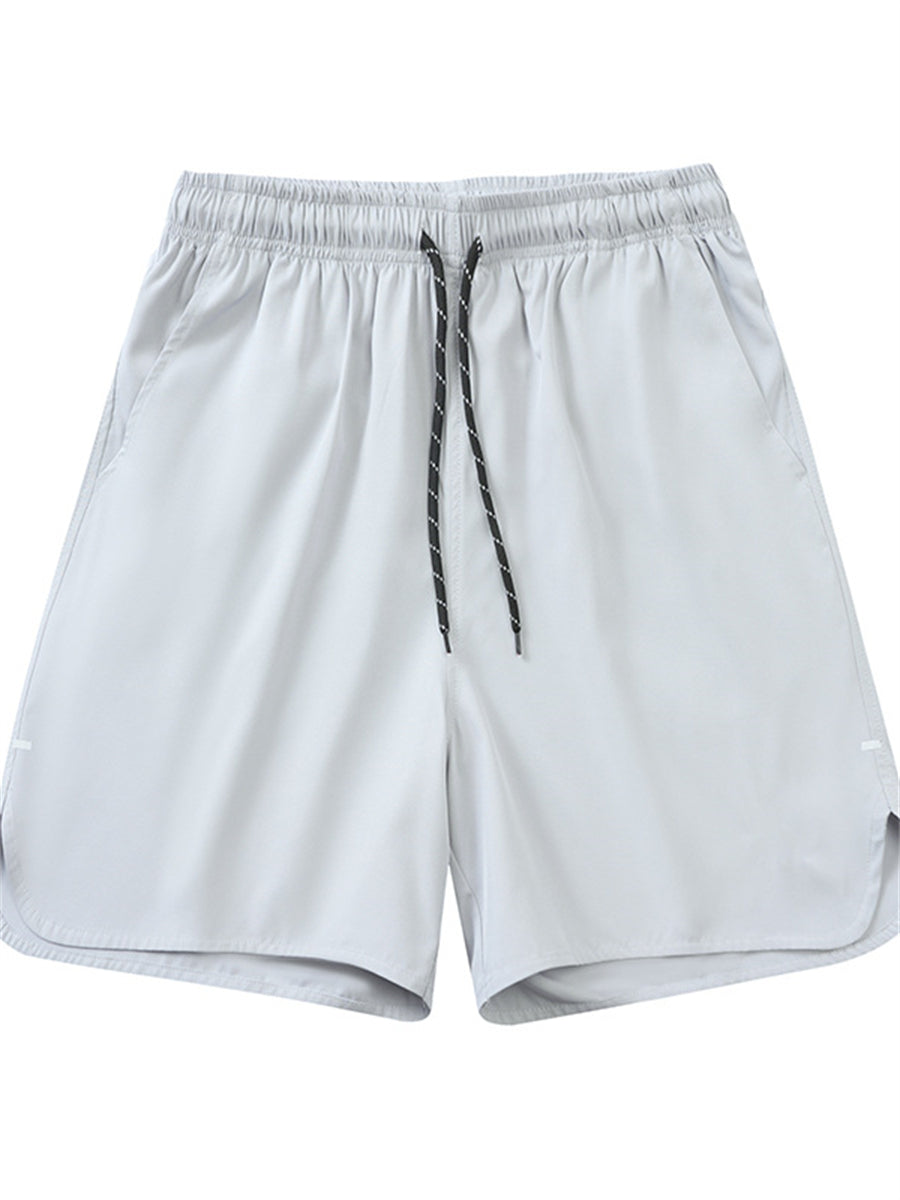 Liber Summer Men's Slit Design Shorts