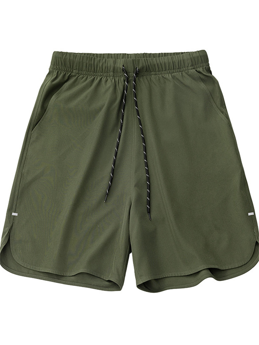 Liber Summer Men's Slit Design Shorts