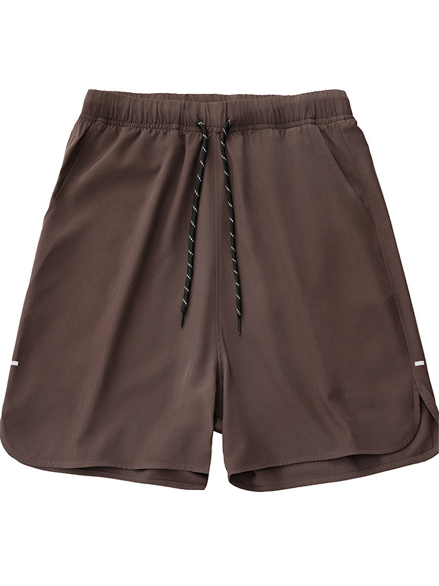 Liber Summer Men's Slit Design Shorts