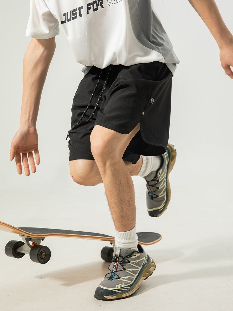Liber Summer Men's Slit Design Shorts