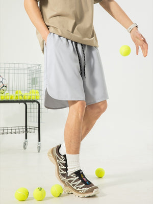 Liber Summer Men's Slit Design Shorts