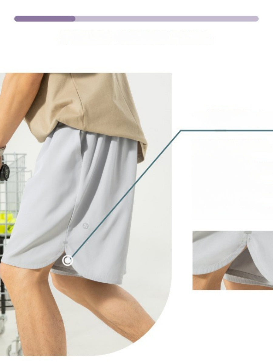 Liber Summer Men's Slit Design Shorts