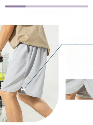 Liber Summer Men's Slit Design Shorts