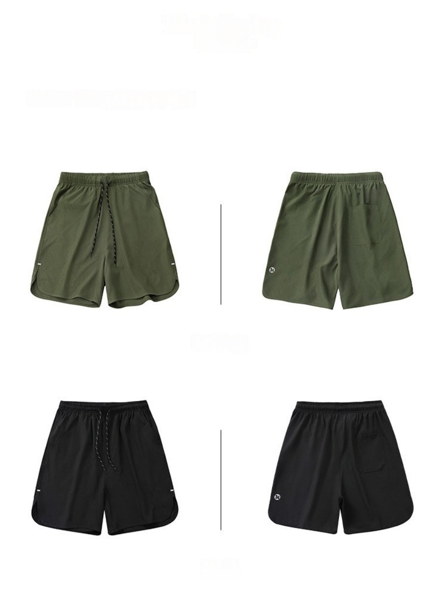 Liber Summer Men's Slit Design Shorts