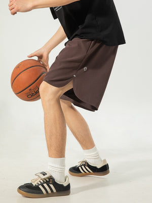 Liber Summer Men's Slit Design Shorts
