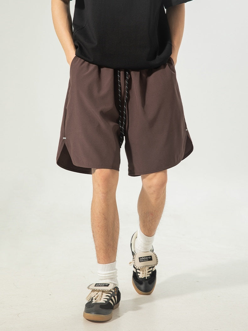 Liber Summer Men's Slit Design Shorts