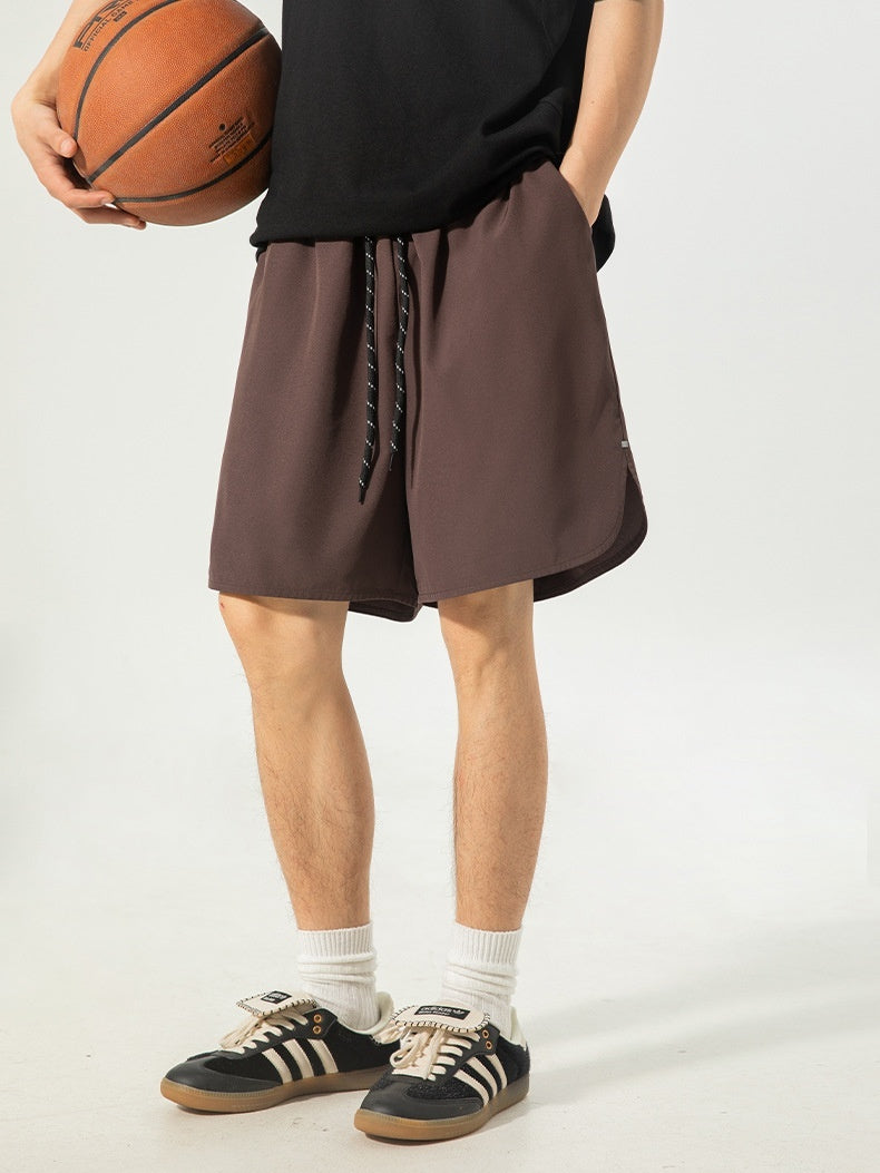 Liber Summer Men's Slit Design Shorts
