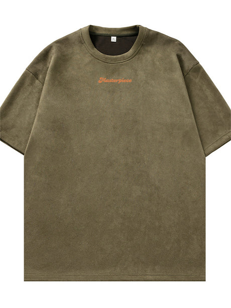 Liber Summer Men's Suede 5 Color T-shirt