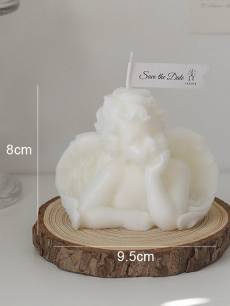 Angel shape scented candle