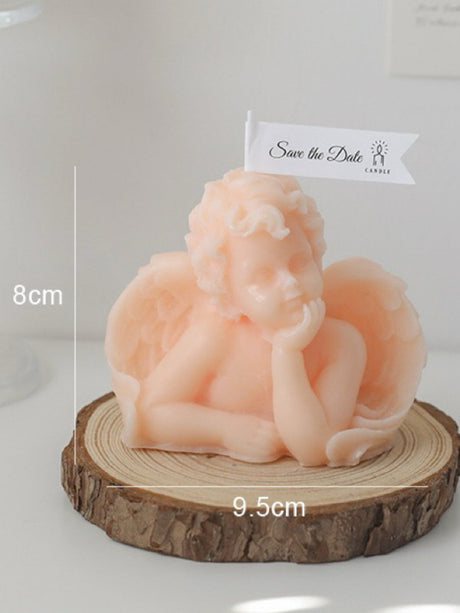 Angel shape scented candle