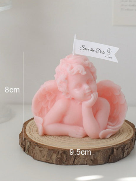 Angel shape scented candle
