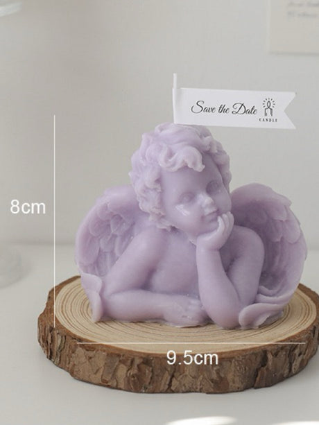 Angel shape scented candle