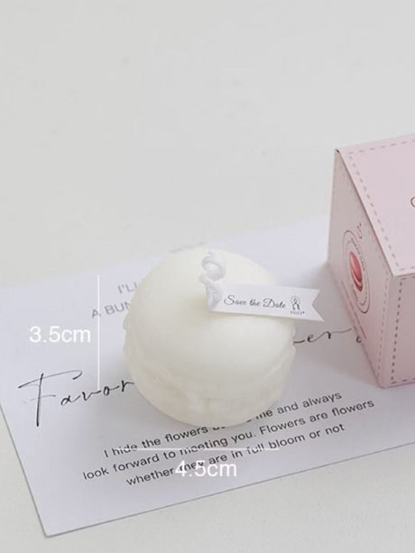 Macaron scented candle
