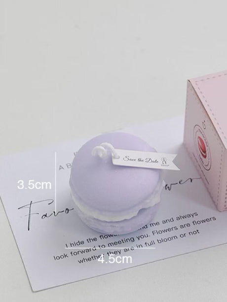 Macaron scented candle