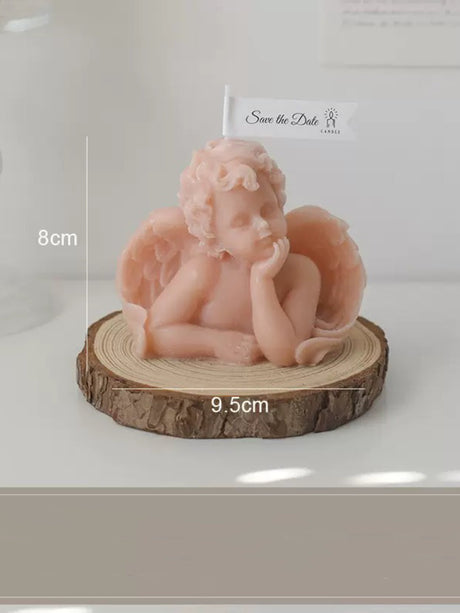 Angel shape scented candle