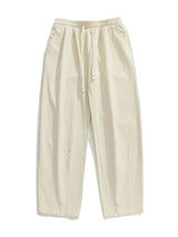 Liber Summer Men's Japanese Retro Double Pleated Trousers