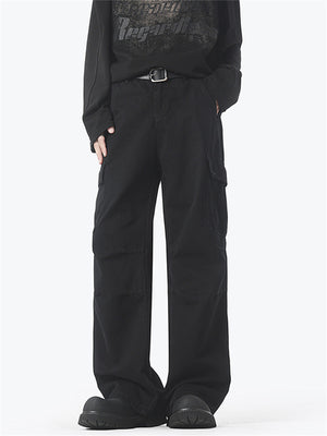 Liber Spring Men's American High Street Washed Cargo Trousers