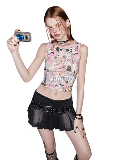 Liber Summer Women's Animal Print Camisole