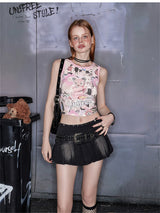 Liber Summer Women's Animal Print Camisole